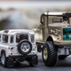 Here you can see the great scale of this truck! The Defender is from Schuco.